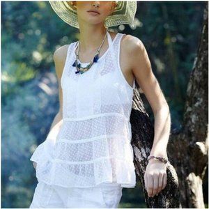 Anthropologie Maeve Polka-dot Shirt